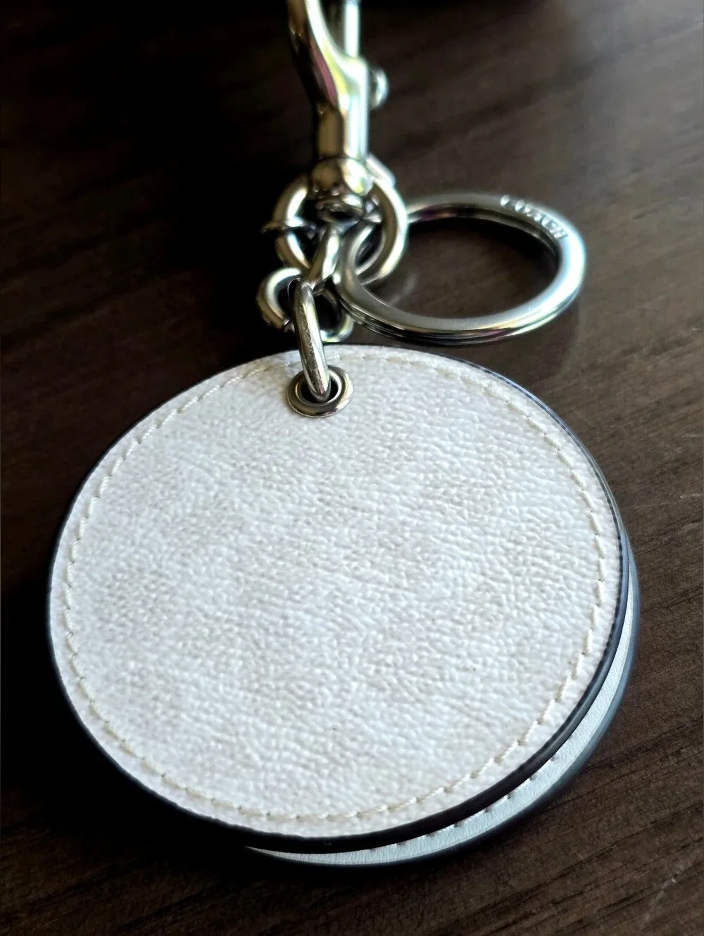 Coach Small Boxy Cosmetic Case and Mirror Bag Charm (Style No. C1751)